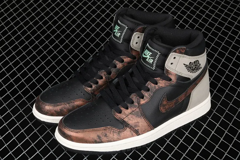 All categories Air Jordan Jordan series basketball shoes Air Jordan 1 High X version Air Jordan 1 High OG "Rust Shadow" AJ1 Joe 1 Bronze Brown 555088-033
